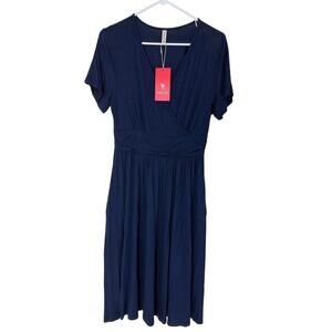 Weaczzy Navy Blue Dress - Size Medium - New with Tags